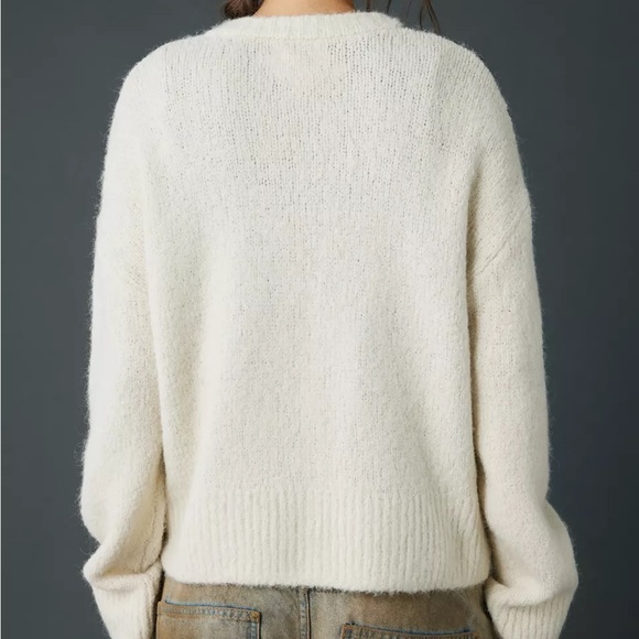 BDG Becca Cottage Printed Brushed Knit Oversized Cardigan S - Picture 2 of 5